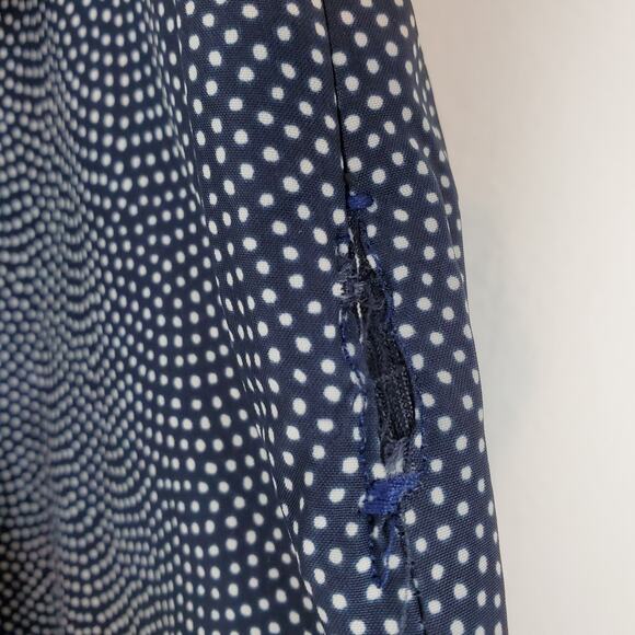 Equipment Climmie Skirt Eclipse Ruffle Midi Polka Dots Draped Split Boho Size XL - Picture 11 of 16